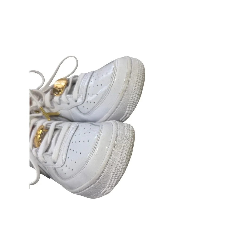 Nike Air Force 1 Low NOLA New Orleans White Gold Silver DZ5292-100 Kids Size 4Y
